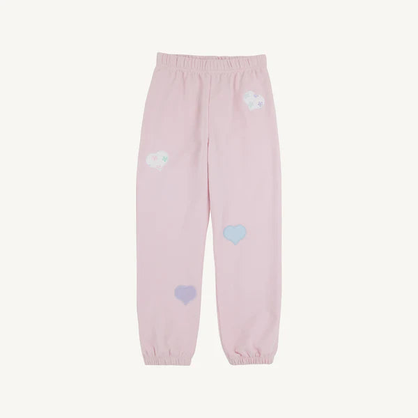GATES SWEENEY SWEATPANT - PALM BEAC PINK/HEARTS