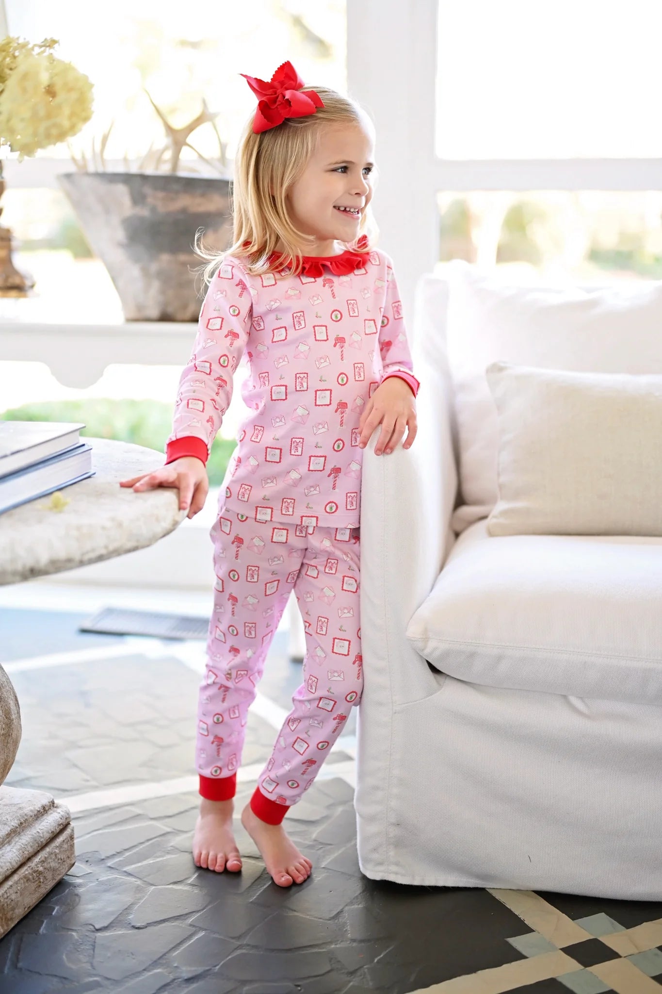 GIRLS TWO PIECE PJ'S - LETTERS TO SANTA