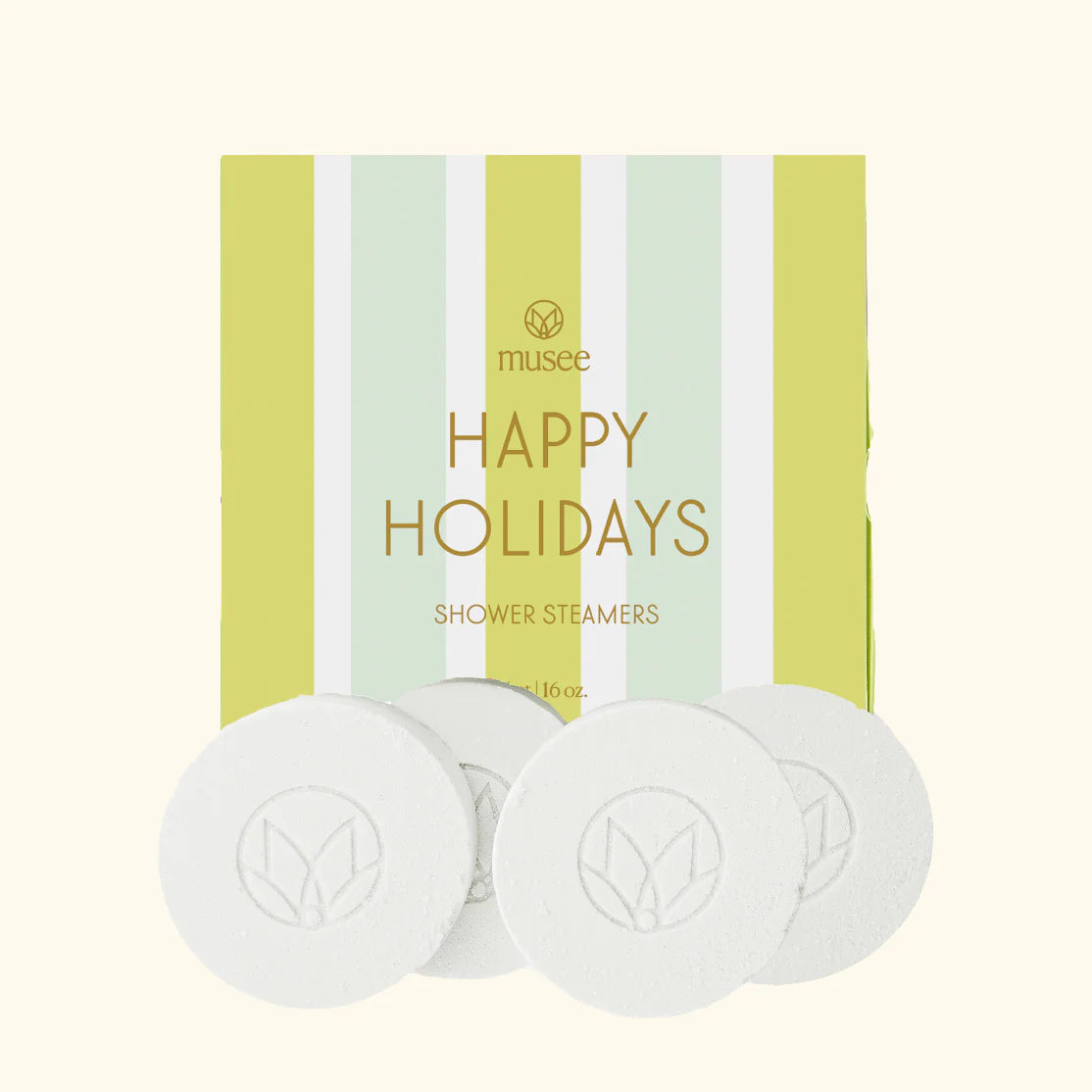 HAPPY HOLIDAYS SHOWER STEAMERS