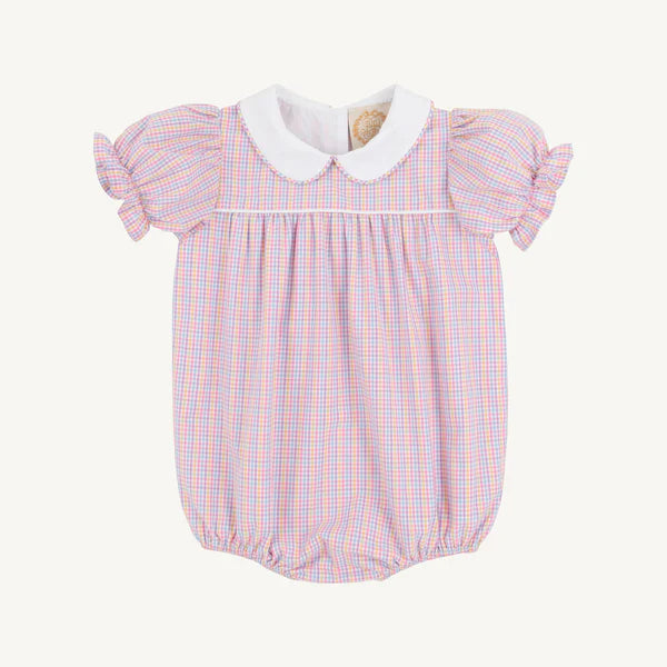 HOLLY DAY BUBBLE WOVEN WOODSTOCK PARK PLAID /WORTH WHTE