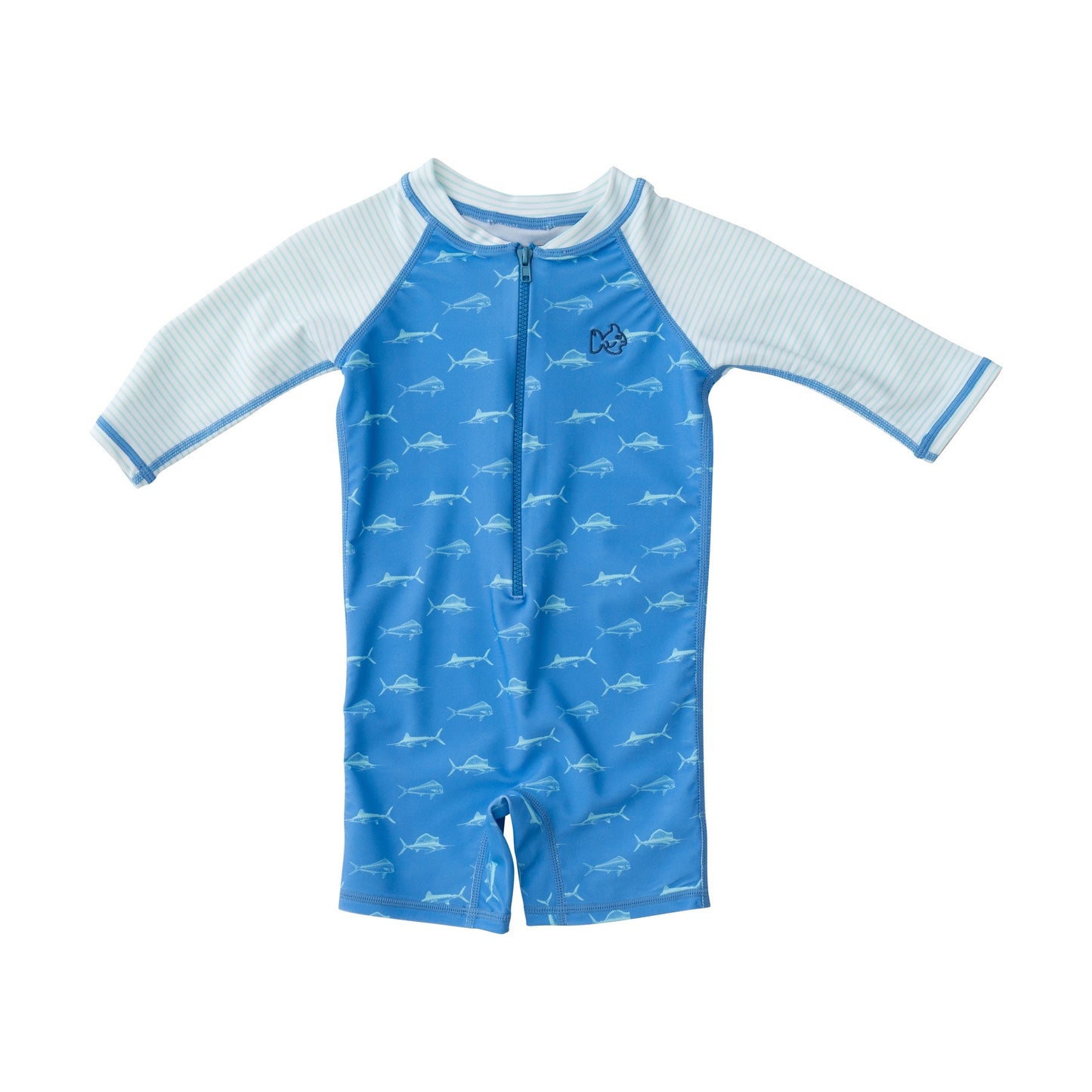 LIL REEF BABY RASHGUARD SWIMSUIT - MARINA FISH