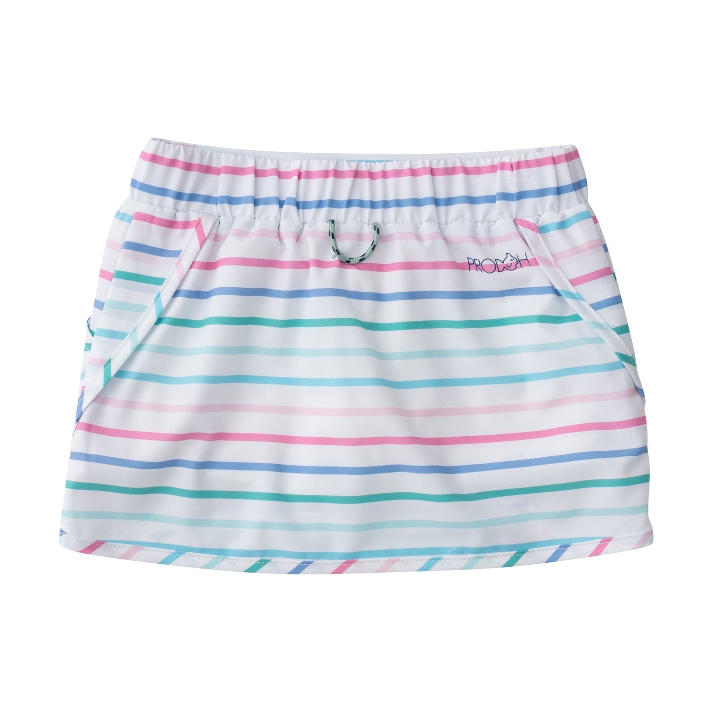 GIRL'S CAROLINA CATCH SKORT - FUCHSIA PINK MULTI