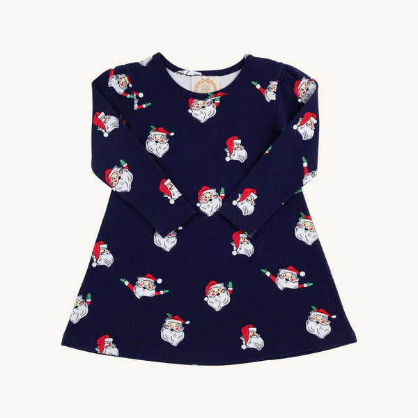 LONG SLEEVE PENNY'S PLAY DRESS - JOLLY OLD ST NICK