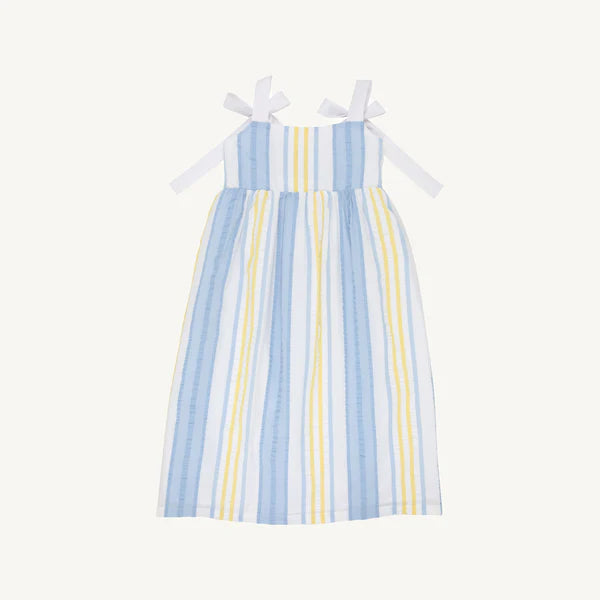 MARCIE MIDI DRESS - SEERSUCKER SOBRO SEERSUCKER
