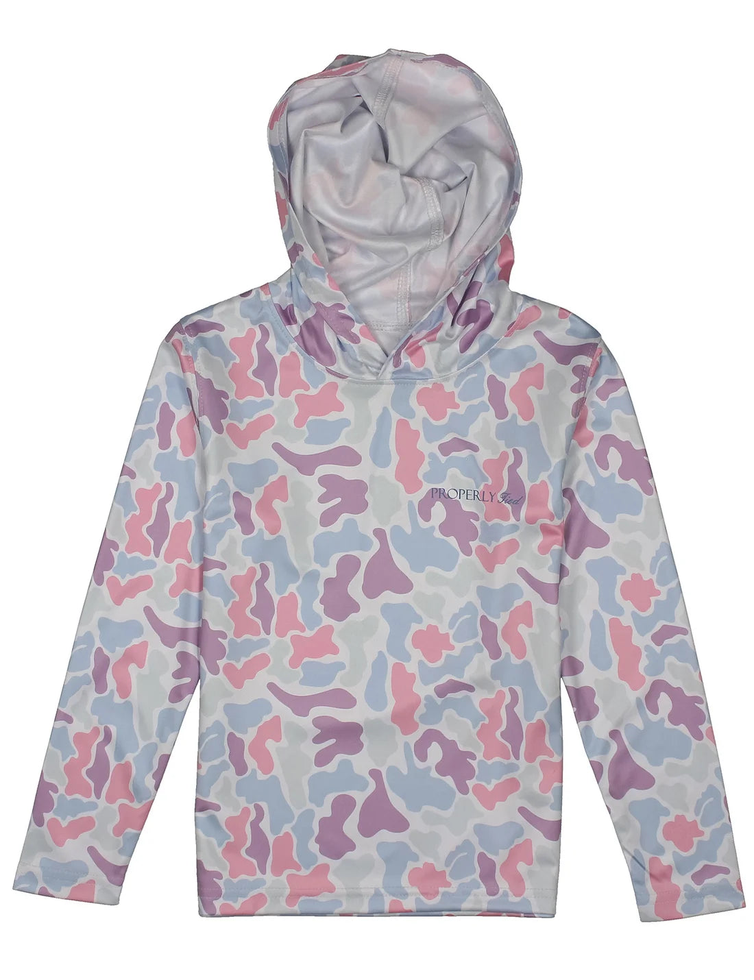 GIRLS SPORTSMAN PERFORMANCE HOODIE COTTON CANDY CAMO