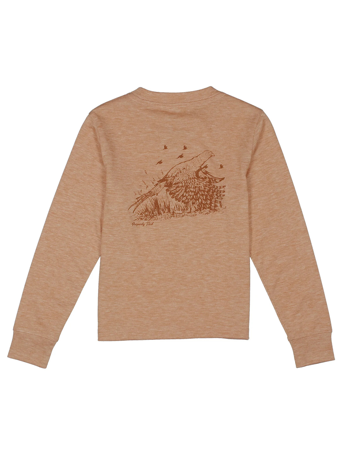 BOYS PORTLAND LS TEE - PHEASANT EMBER
