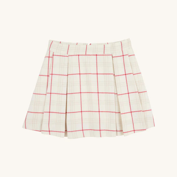 PARSON PLEATED SKIRT - OAK PARK PLAID