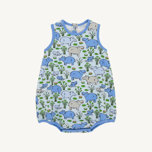 PATTON PLAY BUTTON - BAL HARBOUR HIPPO(BEALE STREET BLUE)
