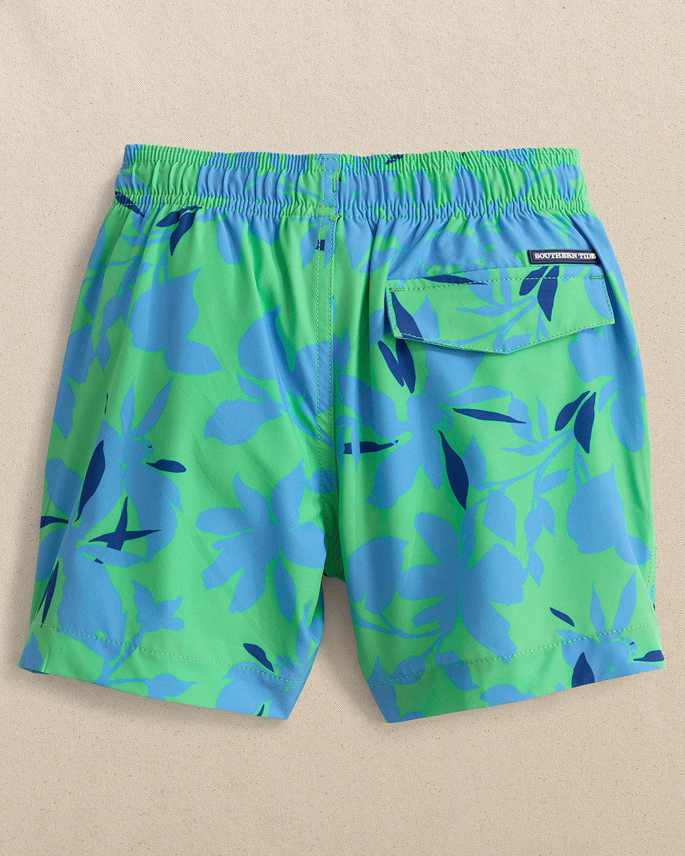 BOYS BLOSSOM BAY SWIM TRUNKS - JADE GREEN