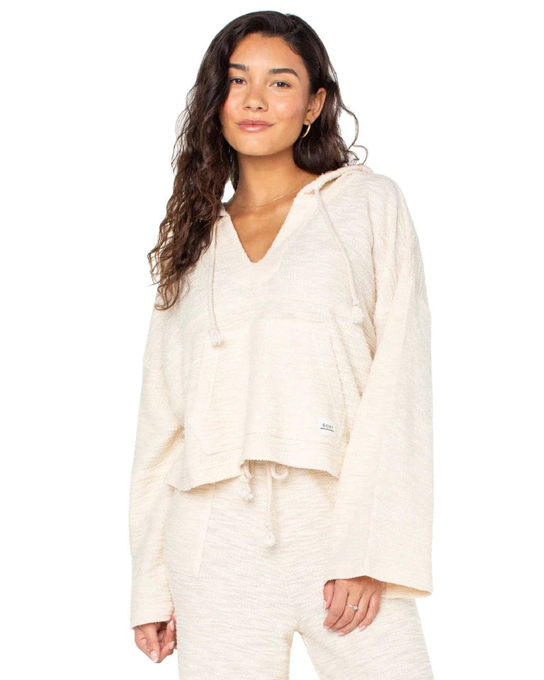 ROXY SOLID PULL OVER - WHITE