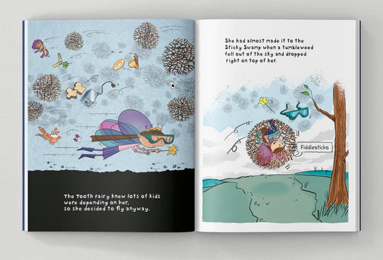 THE ADVENTURES OF THE TOOTH BRIGADE HARDCOVER BOOK