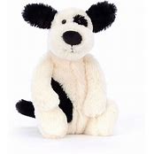 BASHFUL BLACK & CREAM PUPPY (SMALL)