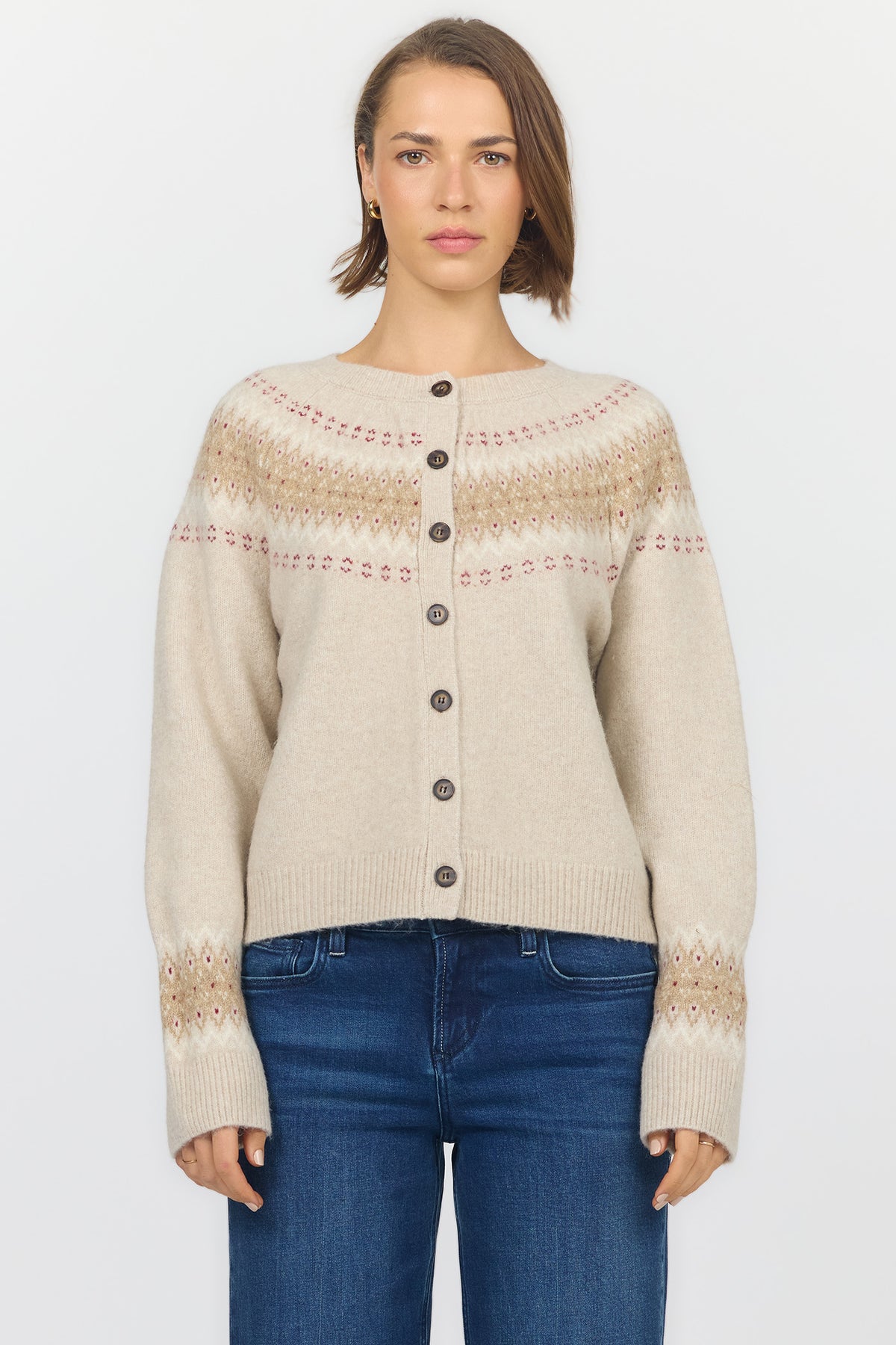 AMINA CARDIGAN - WINTER LATTE