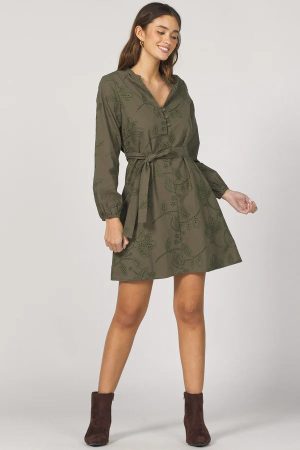 CHRISTINE DRESS - VETIVER