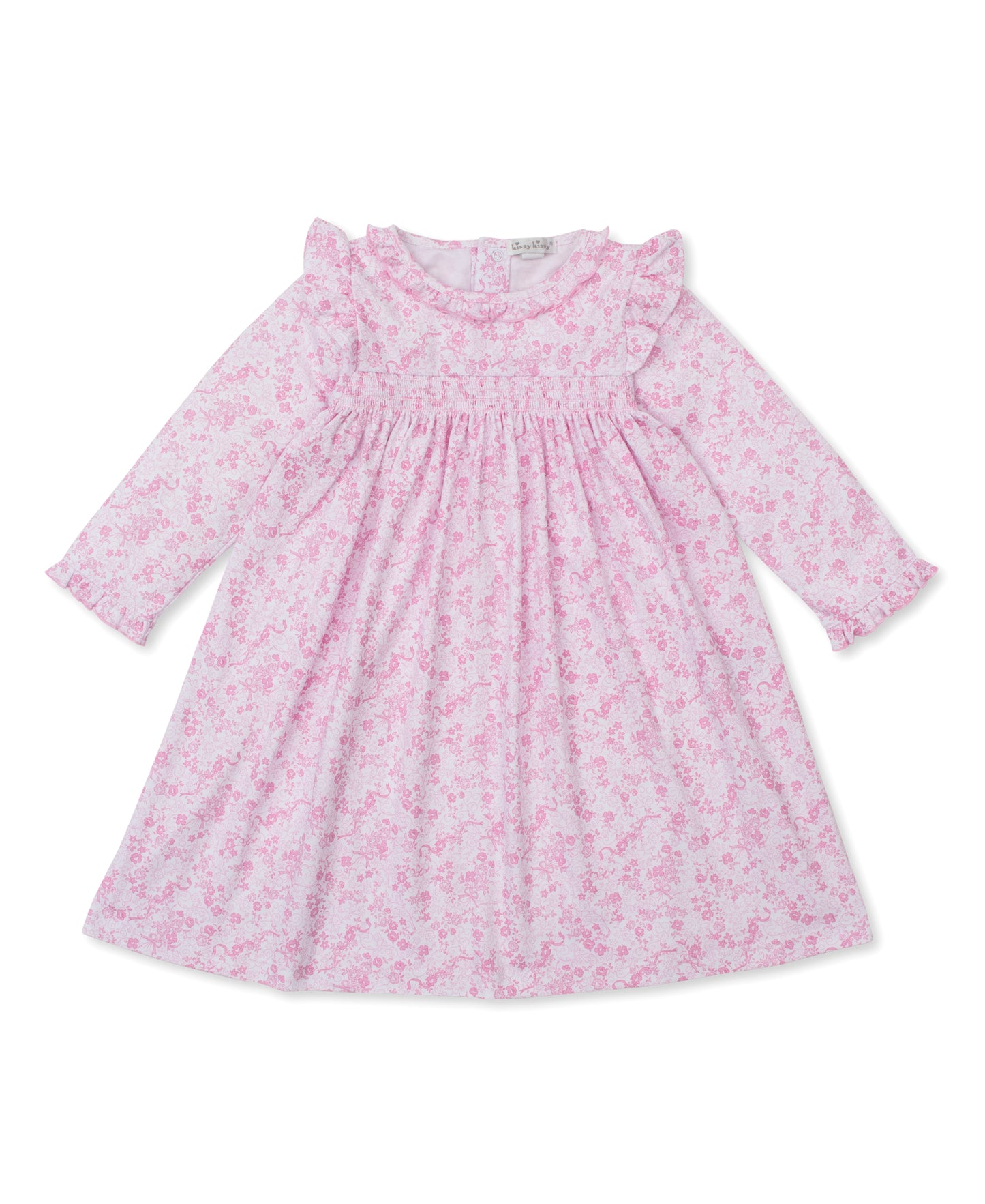 SMOCKED DRESS - PINK OLD ENGLISH ROSES