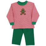 JOLLY GINGERBREAD BOYS PANT SET