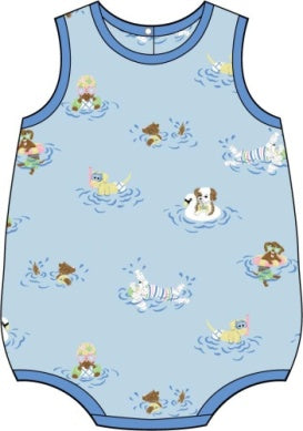 PATTON PLAY BUBBLE - DOGGY PADDLE/SUNRISE BLVD BLUE