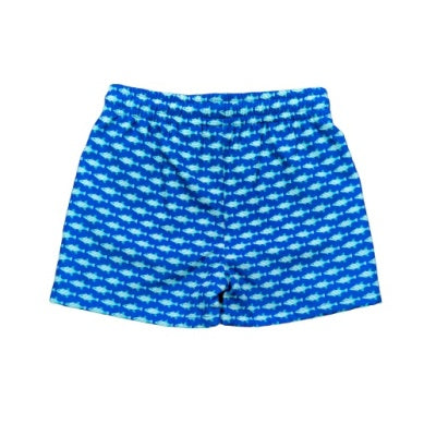SAINT SIMONS SWIM TRUNKS - BAIT FISH BLUE