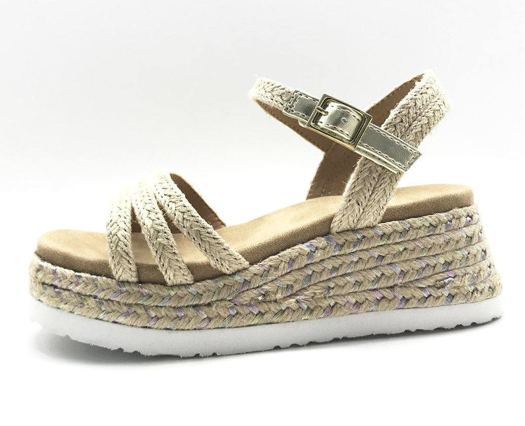 LITTLE BELISIMA - NATURAL/GOLD