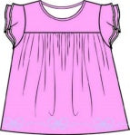 DAISY'S DIAPER COVER DRESS - PIER PARTY PINK/BEALE ST BLUE BOWS