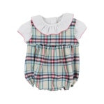 BROOKSY BUBBLE SET - ARDMORE PIER PLAID/WORTH AVE WHITE/RICHMOND RED