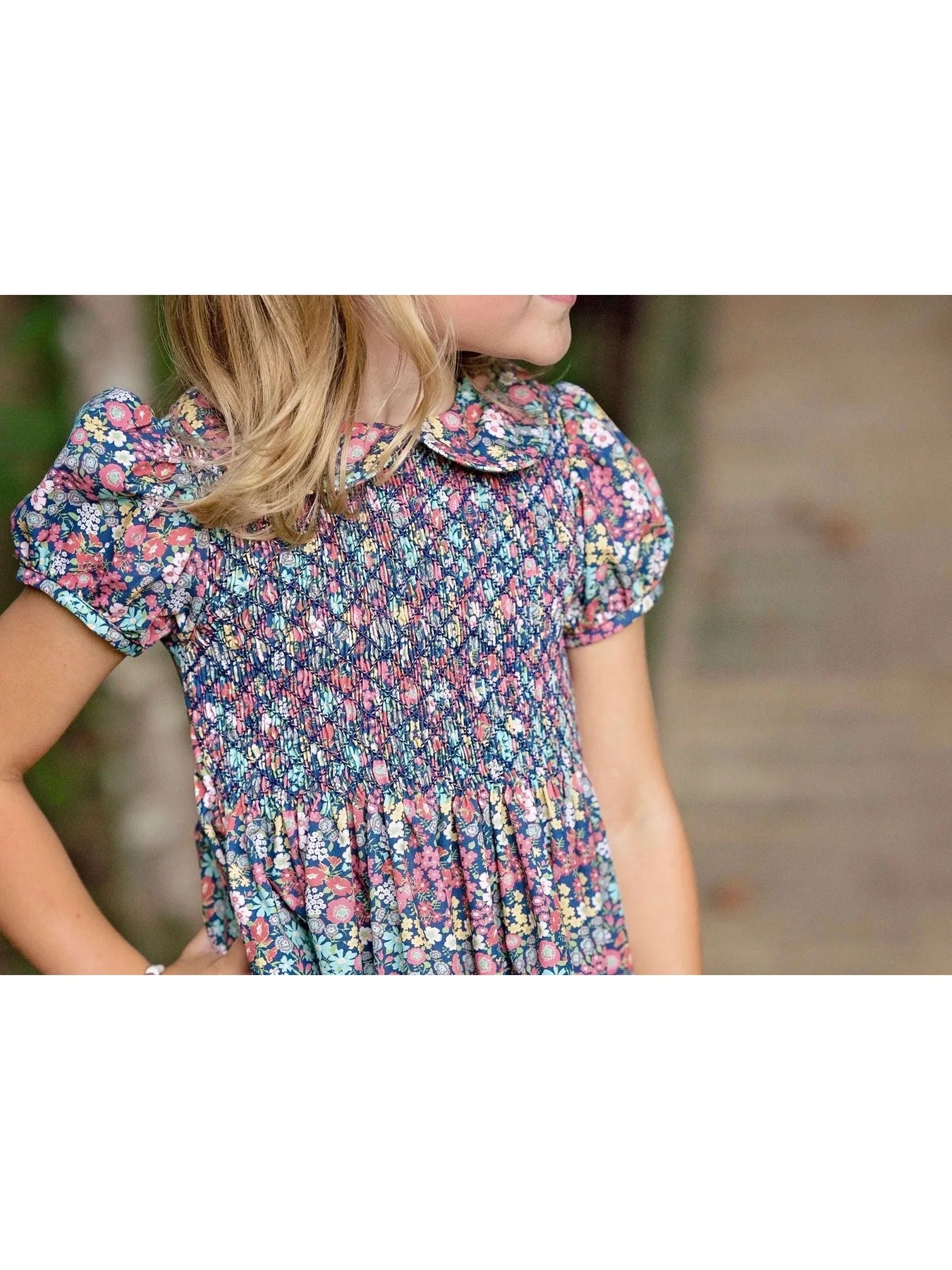 EVERLY SMOCKED DRESS - FLORAL