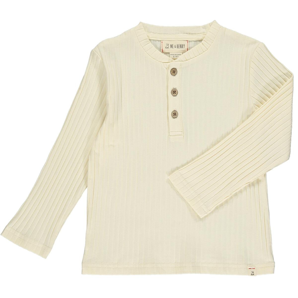 ADAMS RIB HENLEY - CREAM