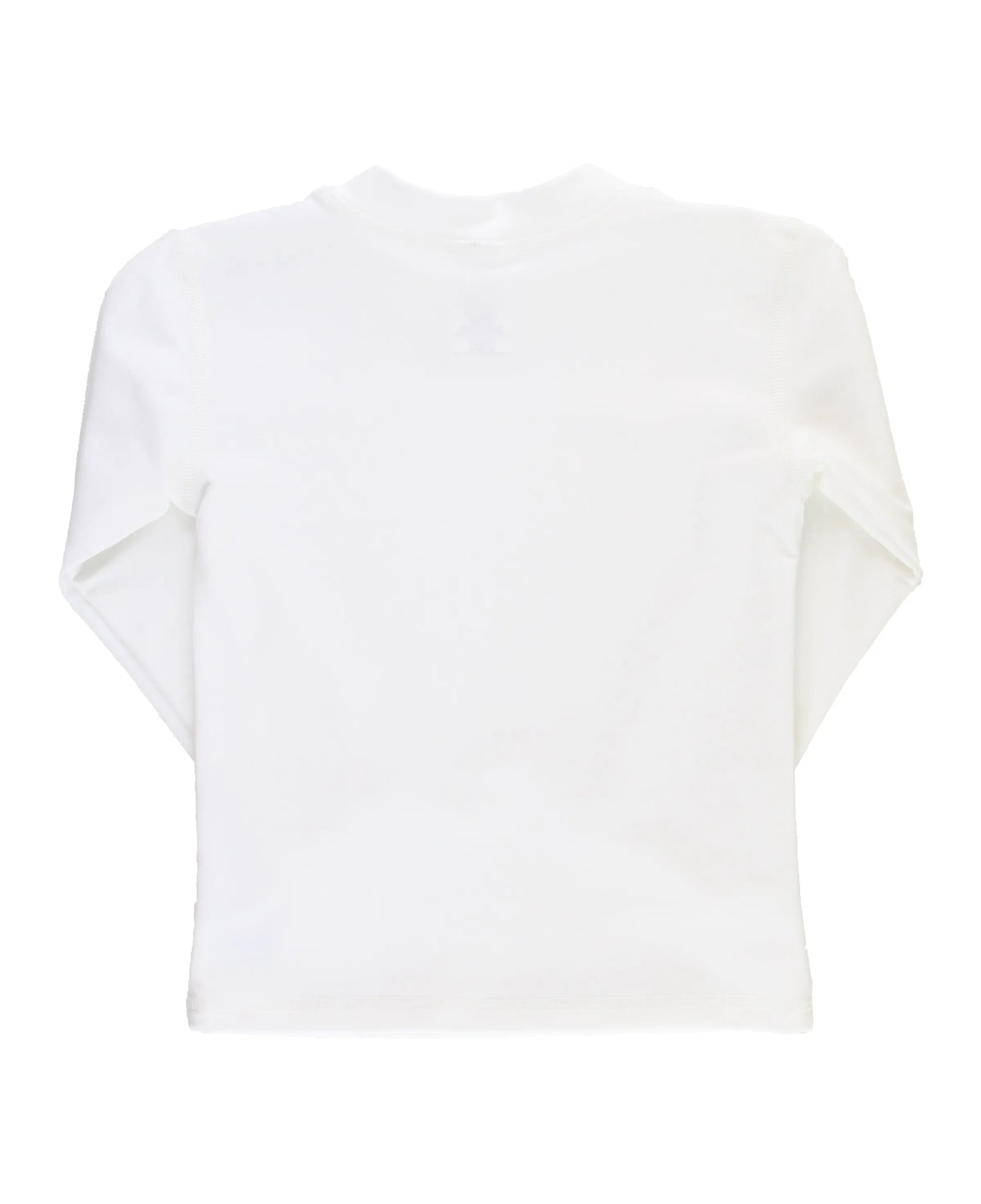 WHITE LONG SLEEVE RASH GUARD