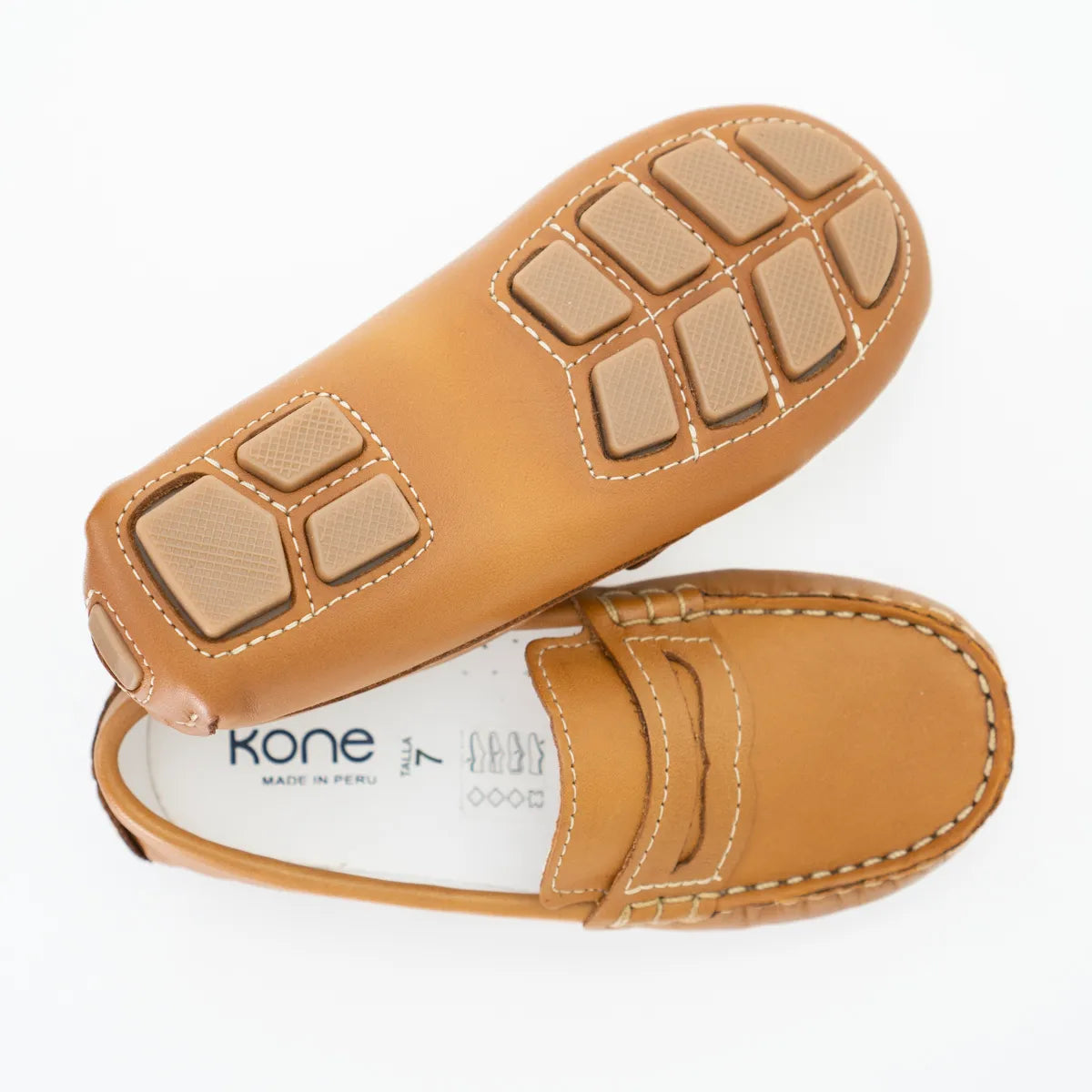 KONE BOYS PENNY LOAFER - NATURAL