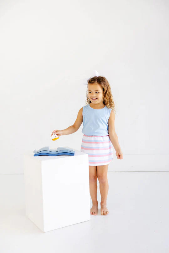 SUSANNE SKIRT - NEW RIVER NAUTICAL STRIPE