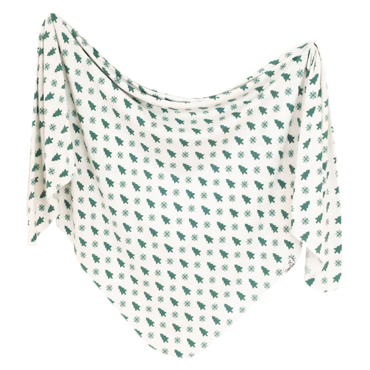 KNIT SWADDLE BLANKET - MORE OPTIONS AVAIL