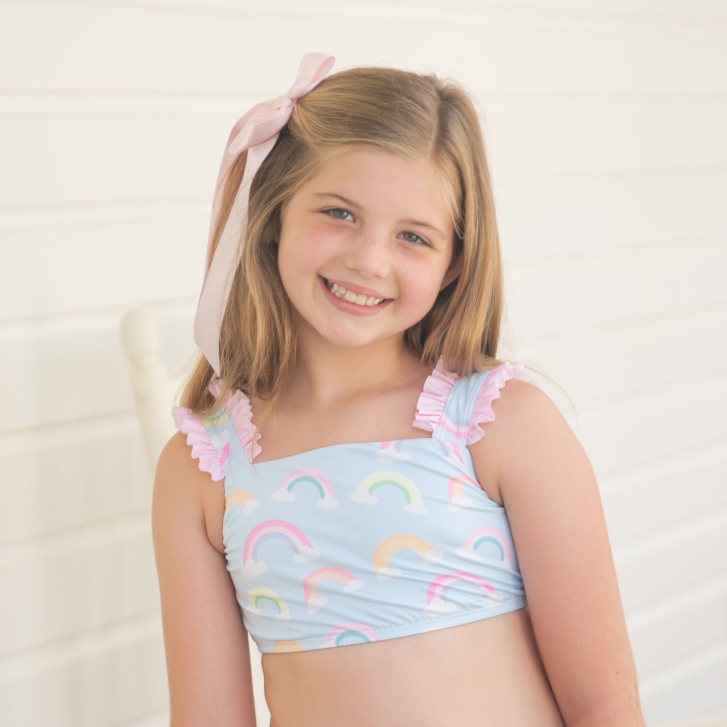 REBECCA TWO PIECE SWIM - RAINBOW