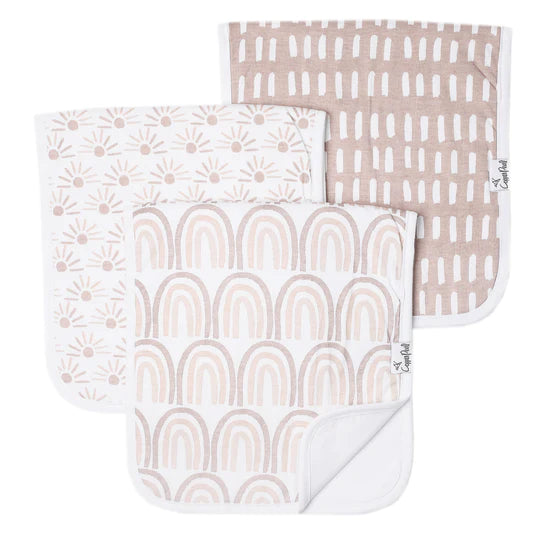 BURP CLOTH SET - 3PK MORE OPTIONS AVAIL.