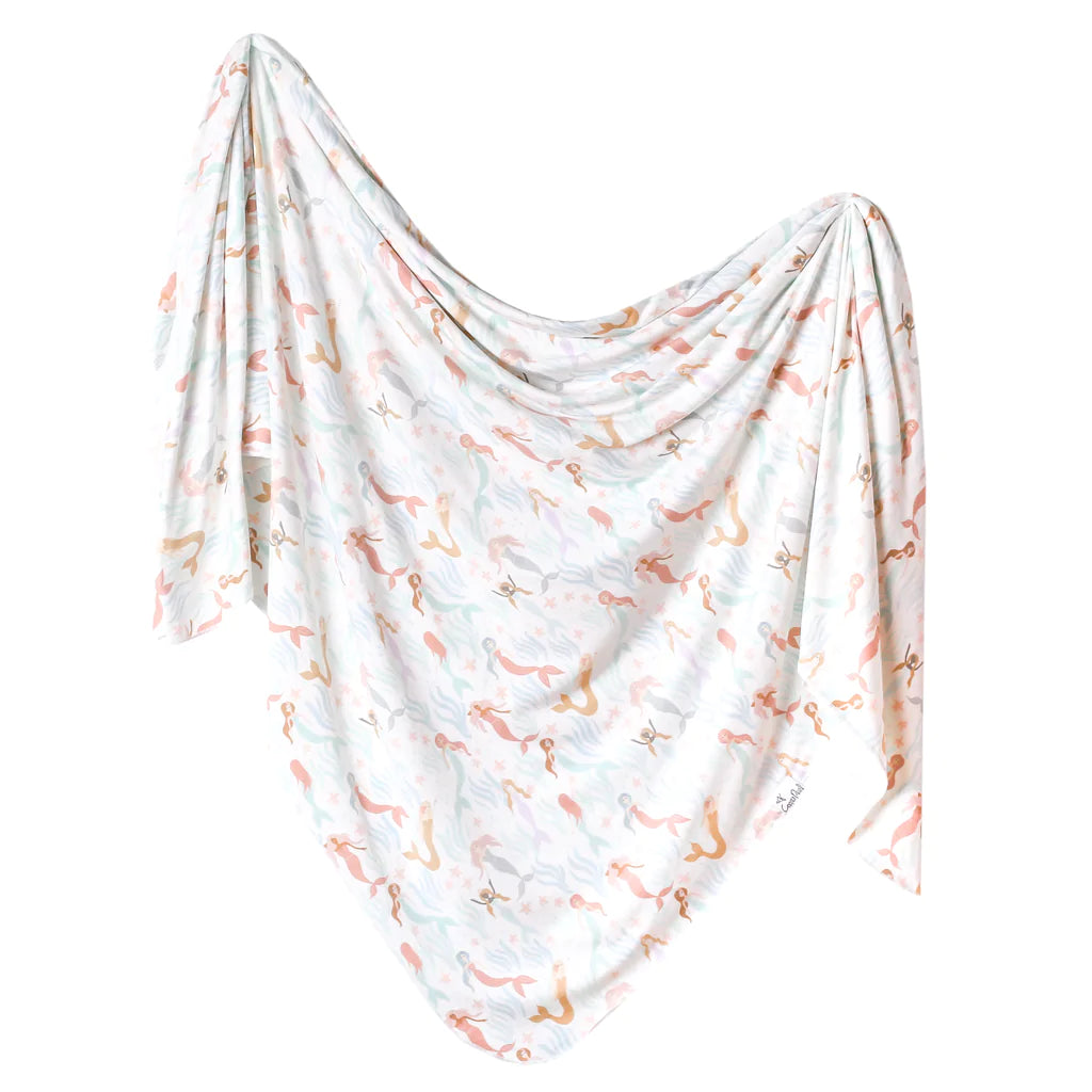 KNIT SWADDLE BLANKET - MORE OPTIONS AVAIL