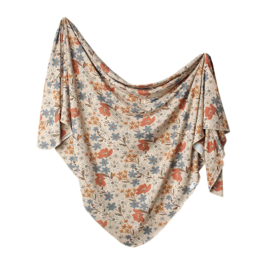 KNIT SWADDLE BLANKET - MORE OPTIONS AVAIL