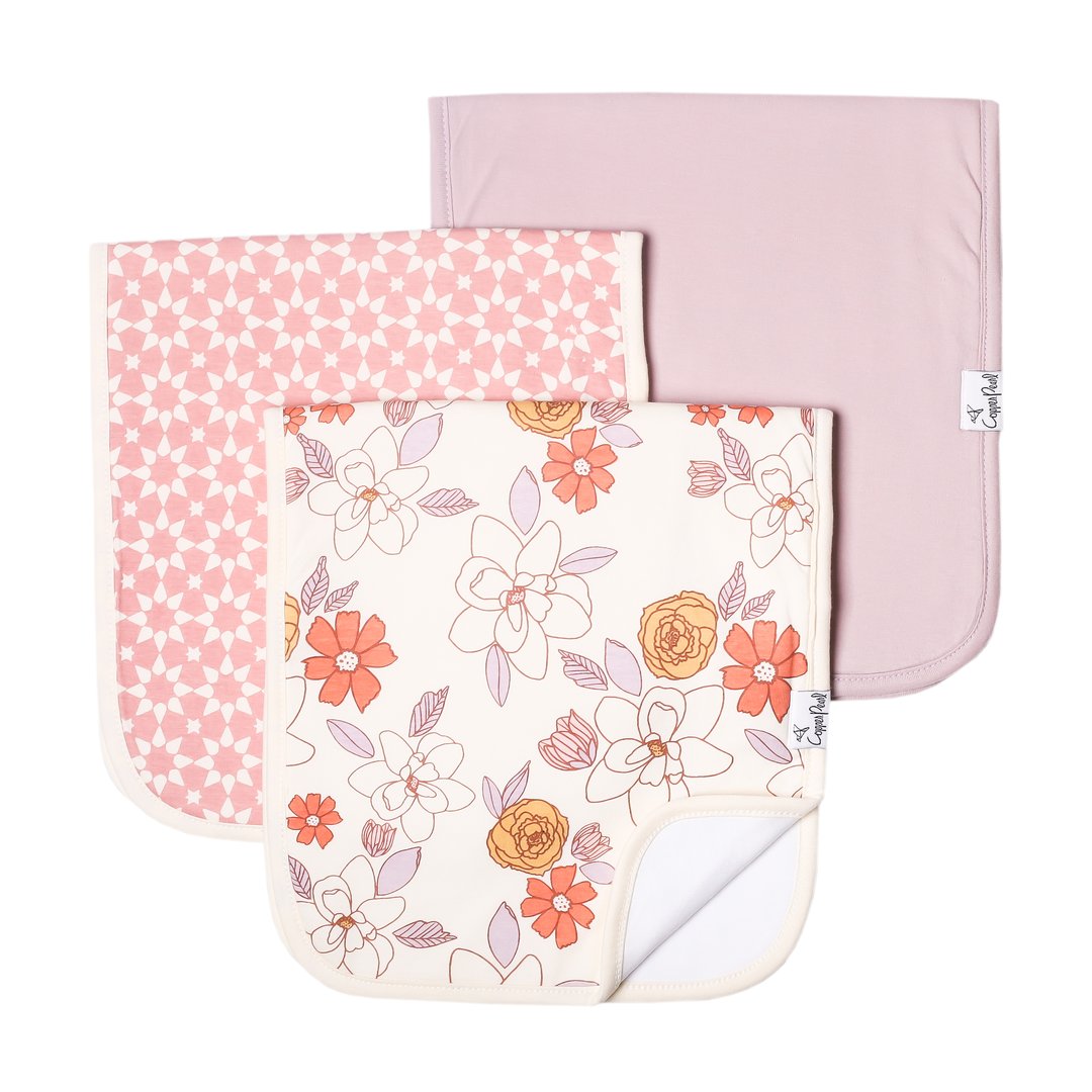 BURP CLOTH SET - 3PK MORE OPTIONS AVAIL.