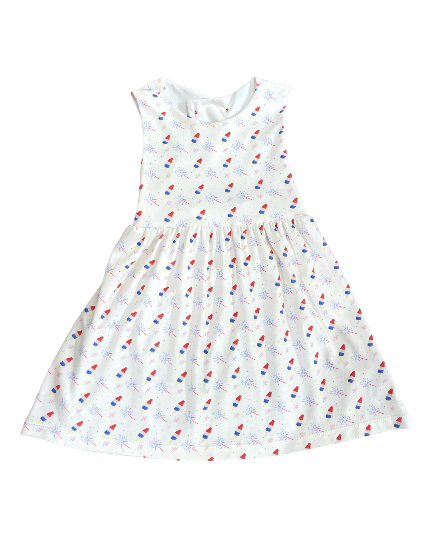 ADDISON KNIT DRESS - PATRIOTIC PIMA DRESS