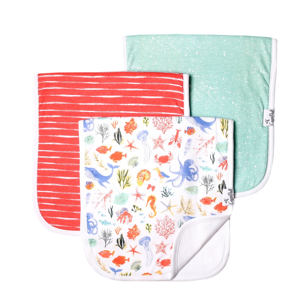BURP CLOTH SET - 3PK MORE OPTIONS AVAIL.