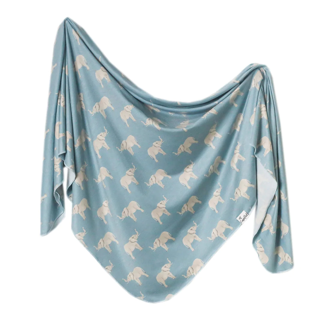 KNIT SWADDLE BLANKET - MORE OPTIONS AVAIL