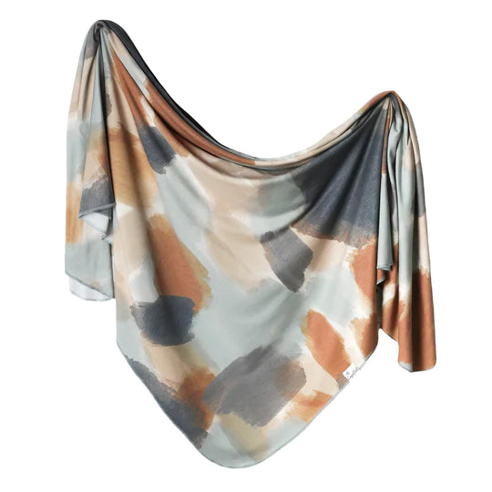KNIT SWADDLE BLANKET - MORE OPTIONS AVAIL