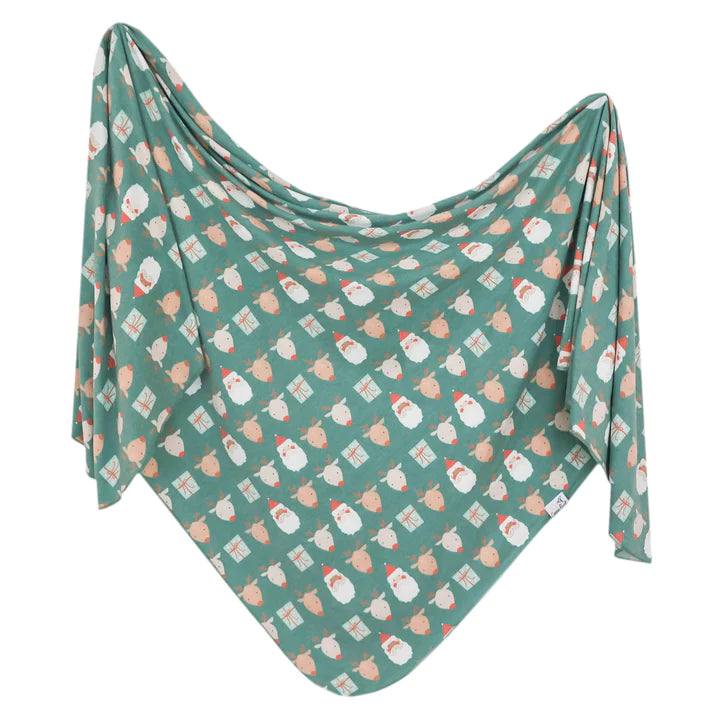 KNIT SWADDLE BLANKET - MORE OPTIONS AVAIL
