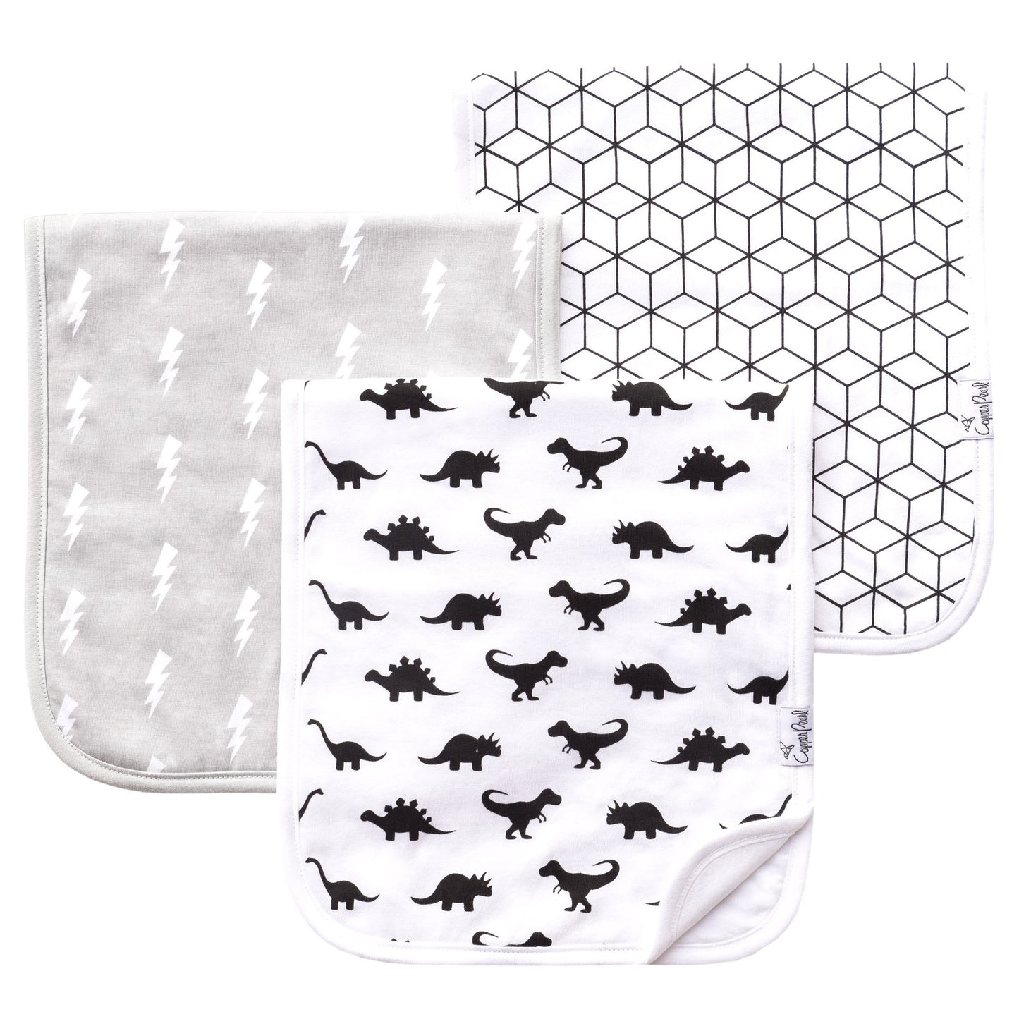 BURP CLOTH SET - 3PK MORE OPTIONS AVAIL.