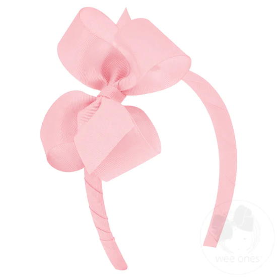 GROSGRAIN BOW HEADBAND