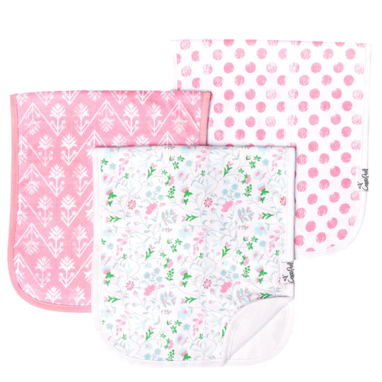 BURP CLOTH SET - 3PK MORE OPTIONS AVAIL.