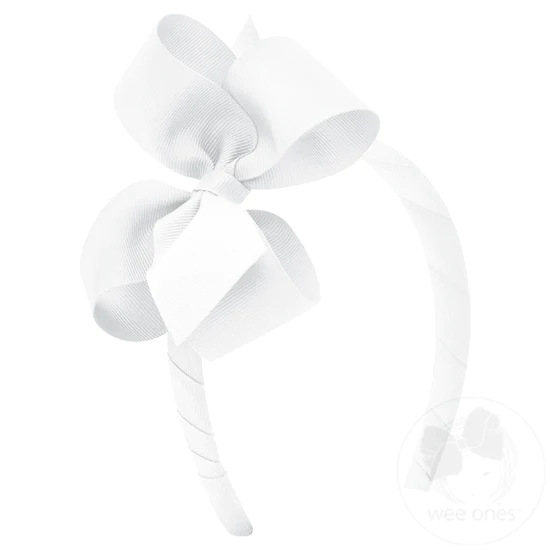 GROSGRAIN BOW HEADBAND