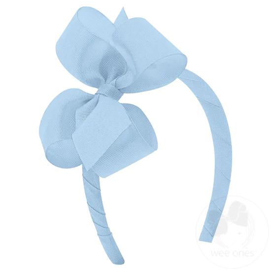 GROSGRAIN BOW HEADBAND