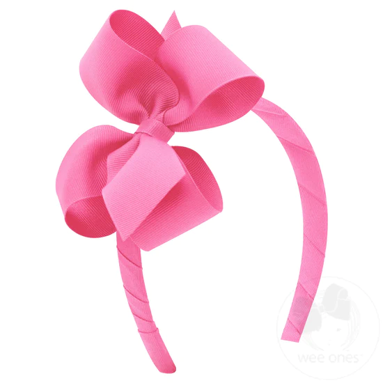 GROSGRAIN BOW HEADBAND