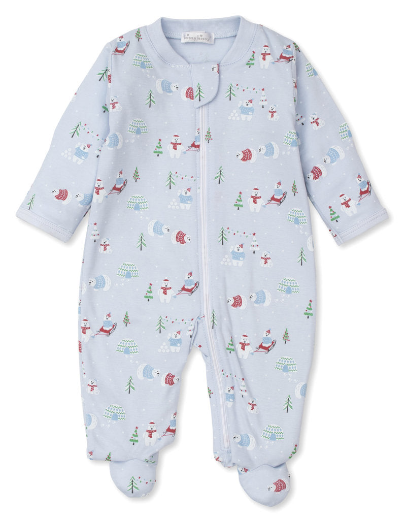 SNOW CUTE FOOTIES - MULTI BLUE