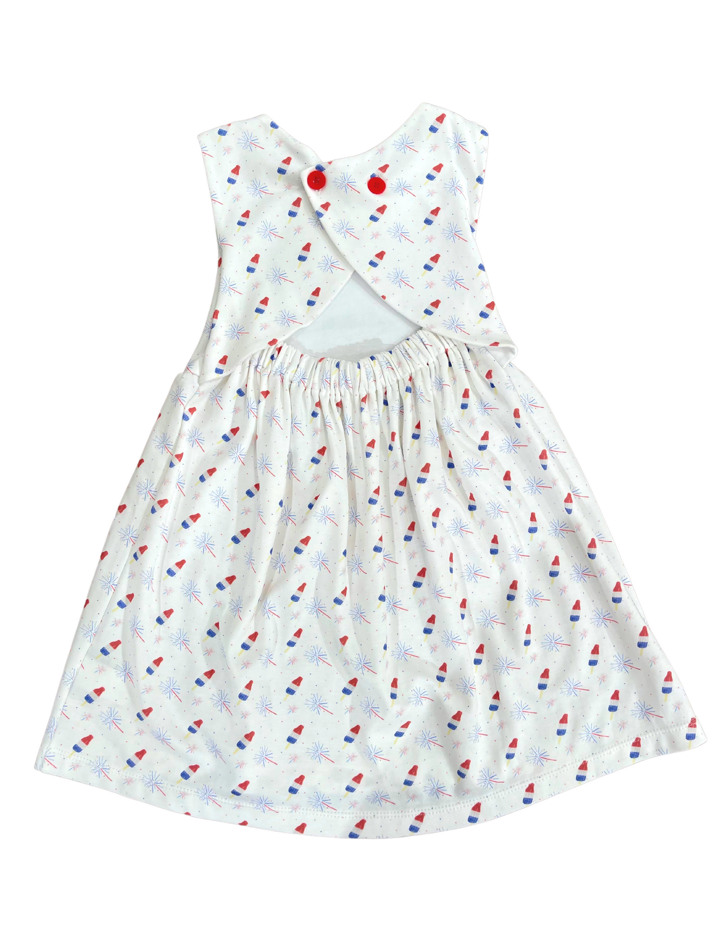 ADDISON KNIT DRESS - PATRIOTIC PIMA DRESS