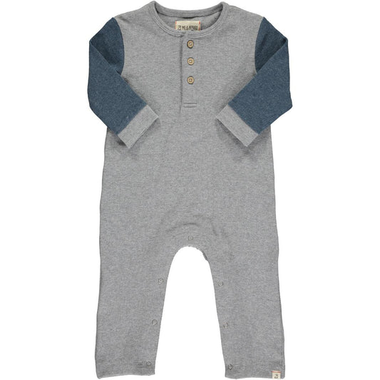 ESTILL RAGLAN ROMPER - GREY